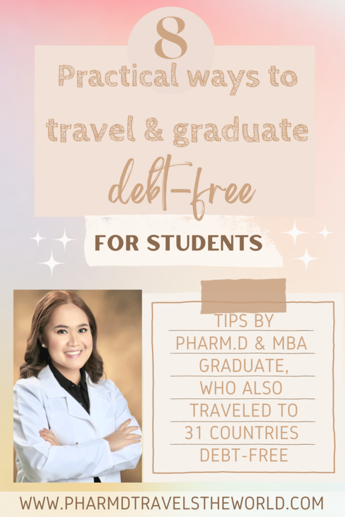 how to travel as a student, how to travel debt-free, how to graduate debt-free